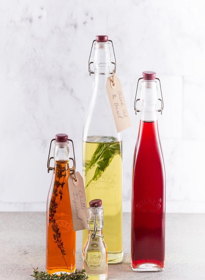 Kilner EST 1842 Premium Clip top Preservative Bottle for thinkitchen, and Canister with Air Tight Lid, 1 Litre - Image 2